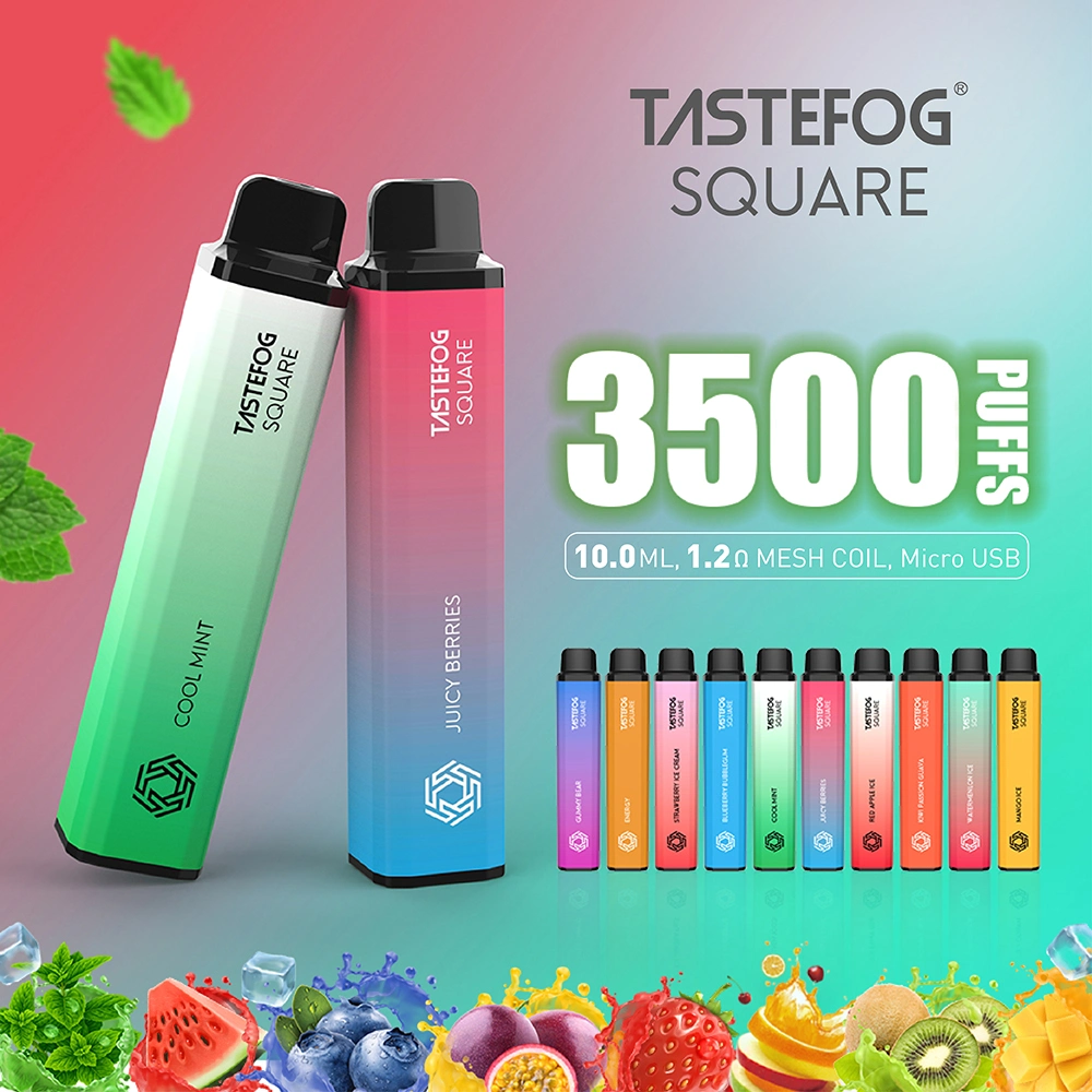 3500puffs Disposable Vape E Cigarettes Rechargeable Type C Pod Vape Pen