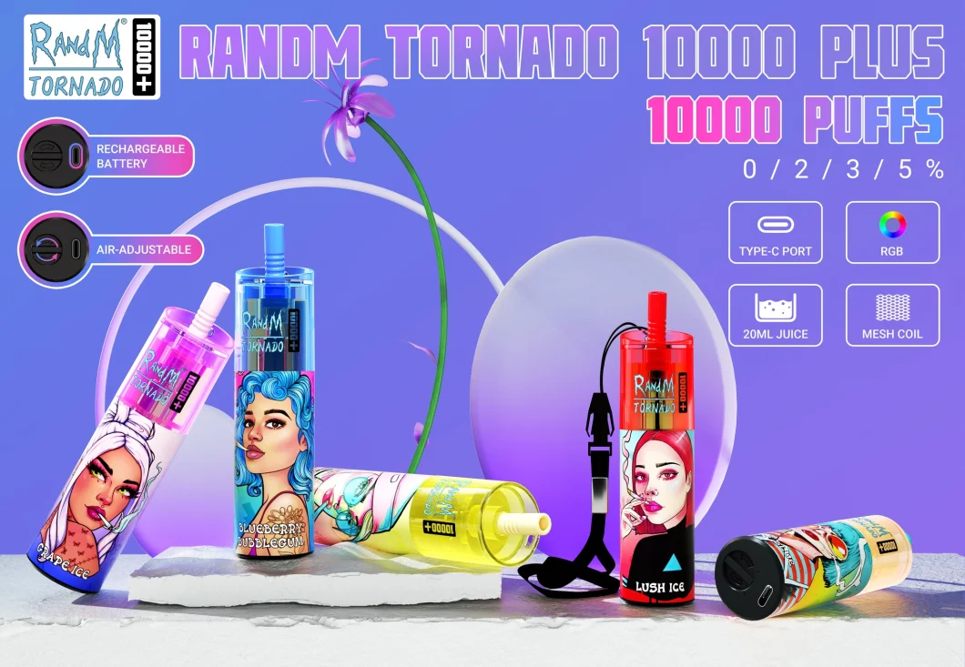 Tornado2023randm Vape Model Factory Price Fruity 10000puffs Disposable Vape.