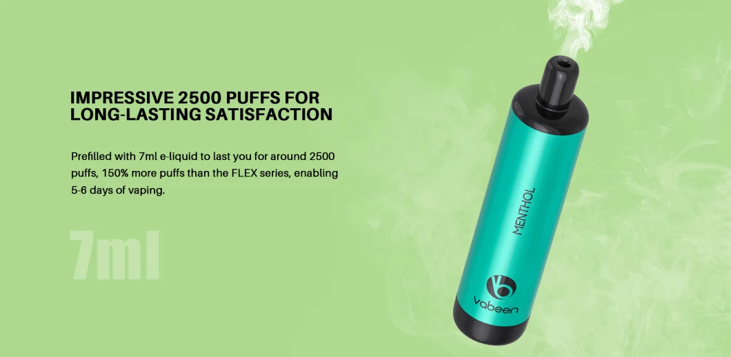 Free Sample China Factory Hot-Selling 2500puffs Disposable Vape with 15 Flavors 850mAh